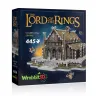 3D Puzzle Pán prstenů - Zlatá síň Edoras, 445 dílků