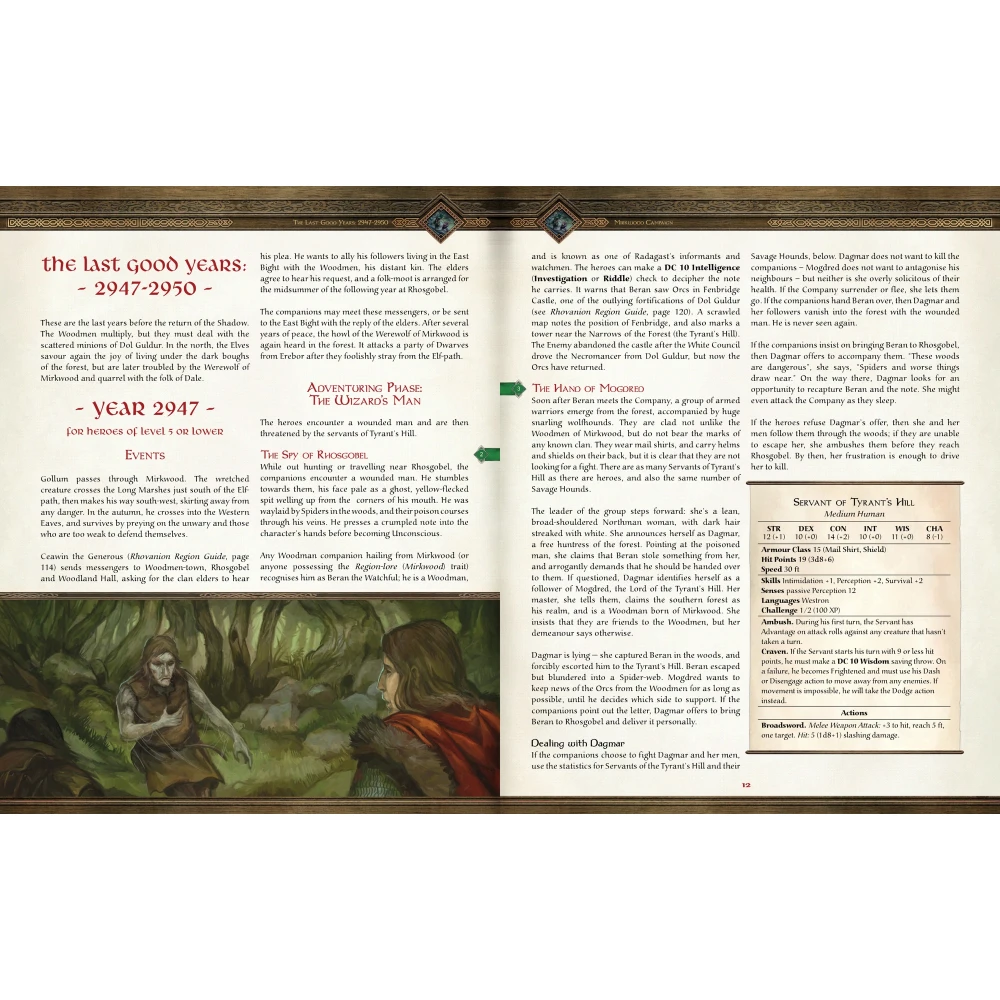 Dungeons & Dragons: Adventures in Middle-Earth Mirkwood Campaign (Fifth Edition)