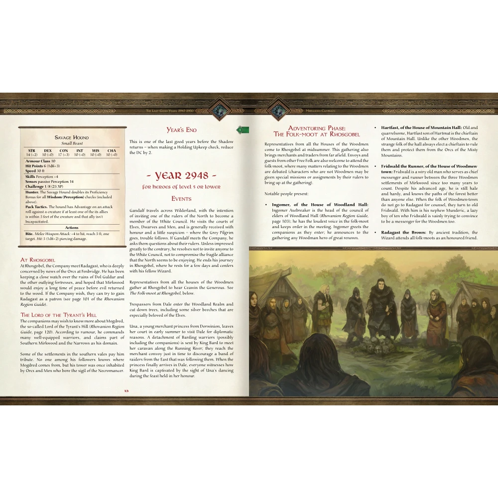 Dungeons & Dragons: Adventures in Middle-Earth Mirkwood Campaign (Fifth Edition)