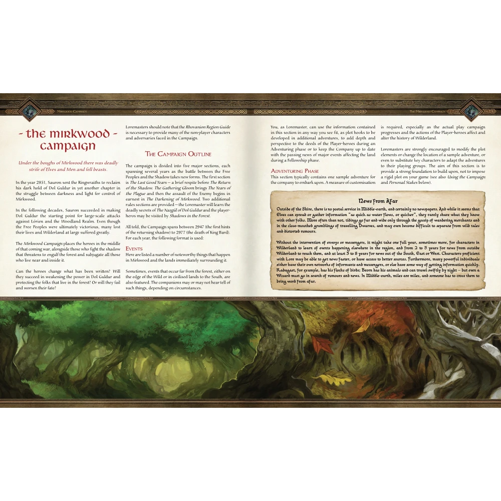 Dungeons & Dragons: Adventures in Middle-Earth Mirkwood Campaign (Fifth Edition)