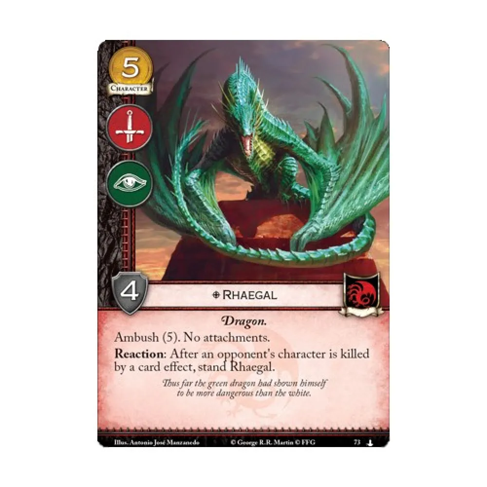 A Game of Thrones LCG second edition: Music of Dragons