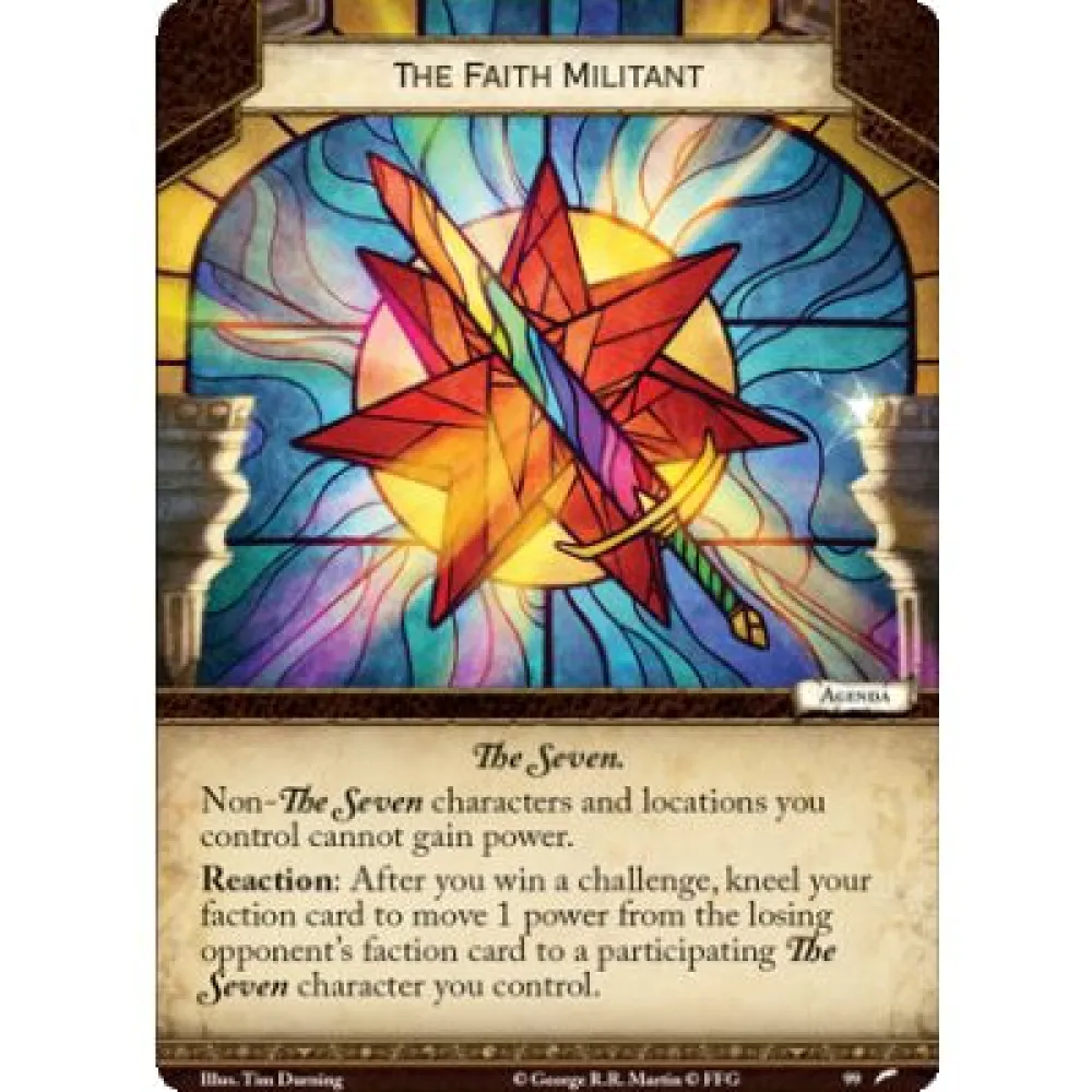 A Game of Thrones LCG second edition: The Faith Militant