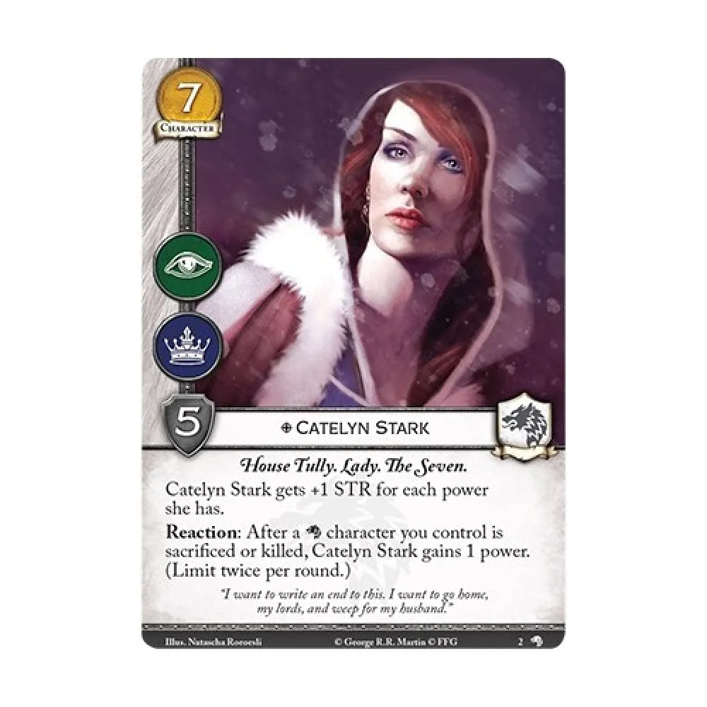 A Game of Thrones LCG second edition: Wolves of the North