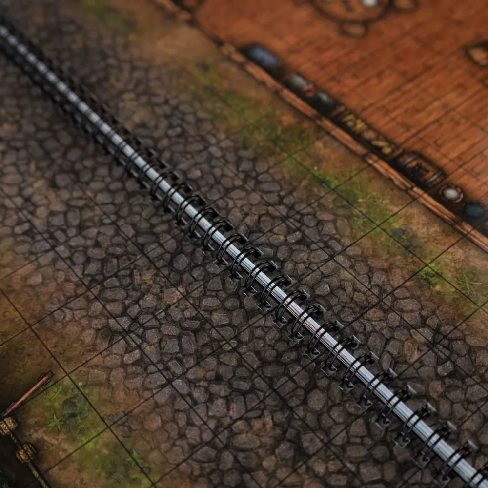 A3 RPG Book: Fantasy Village - Square Grid