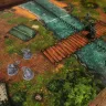 A3 RPG Book: Fantasy Village - Square Grid
