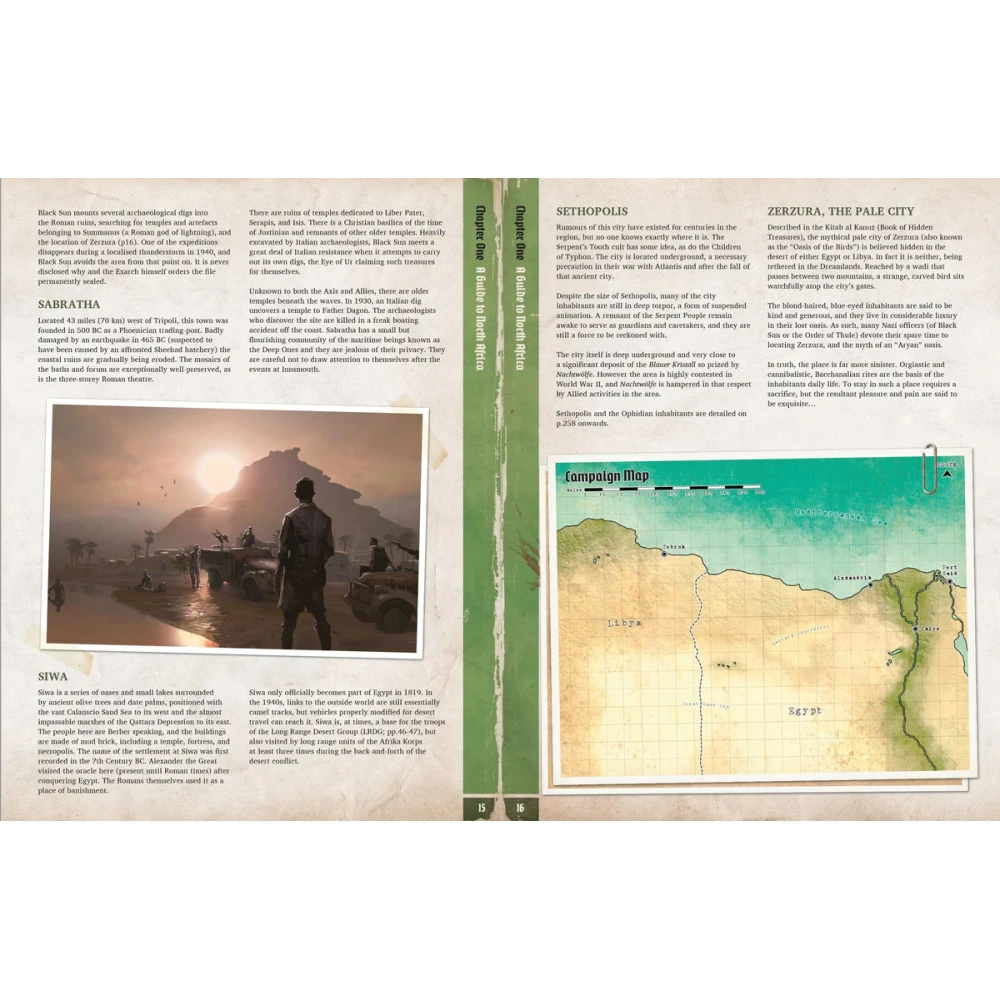 Achtung! Cthulhu 2d20: Serpent and the Sands
