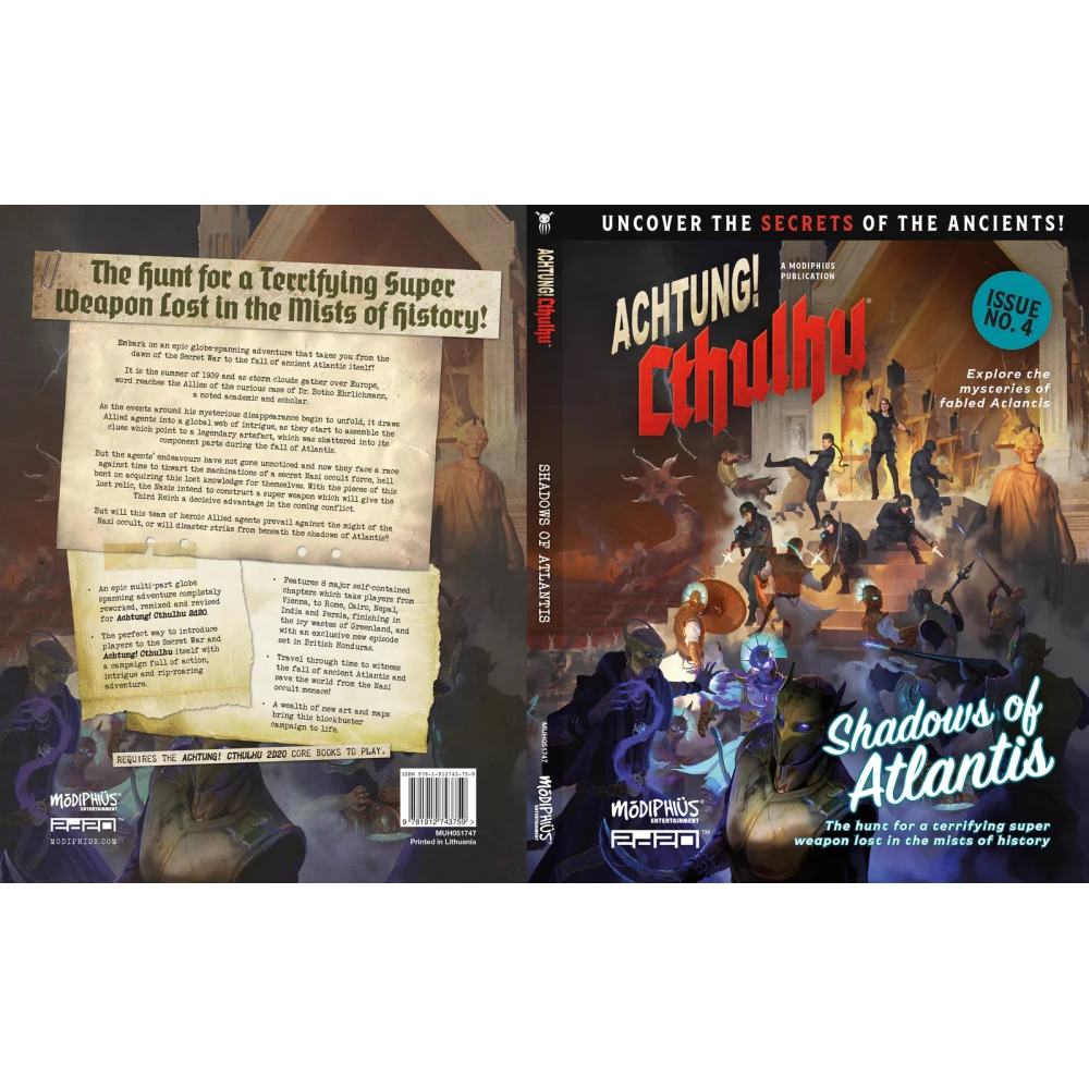 Achtung! Cthulhu 2d20: Shadows of Atlantis