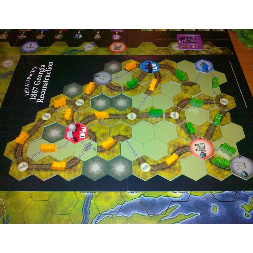 Age of Steam: 1867 Georgia, South Carolina and Oklahoma