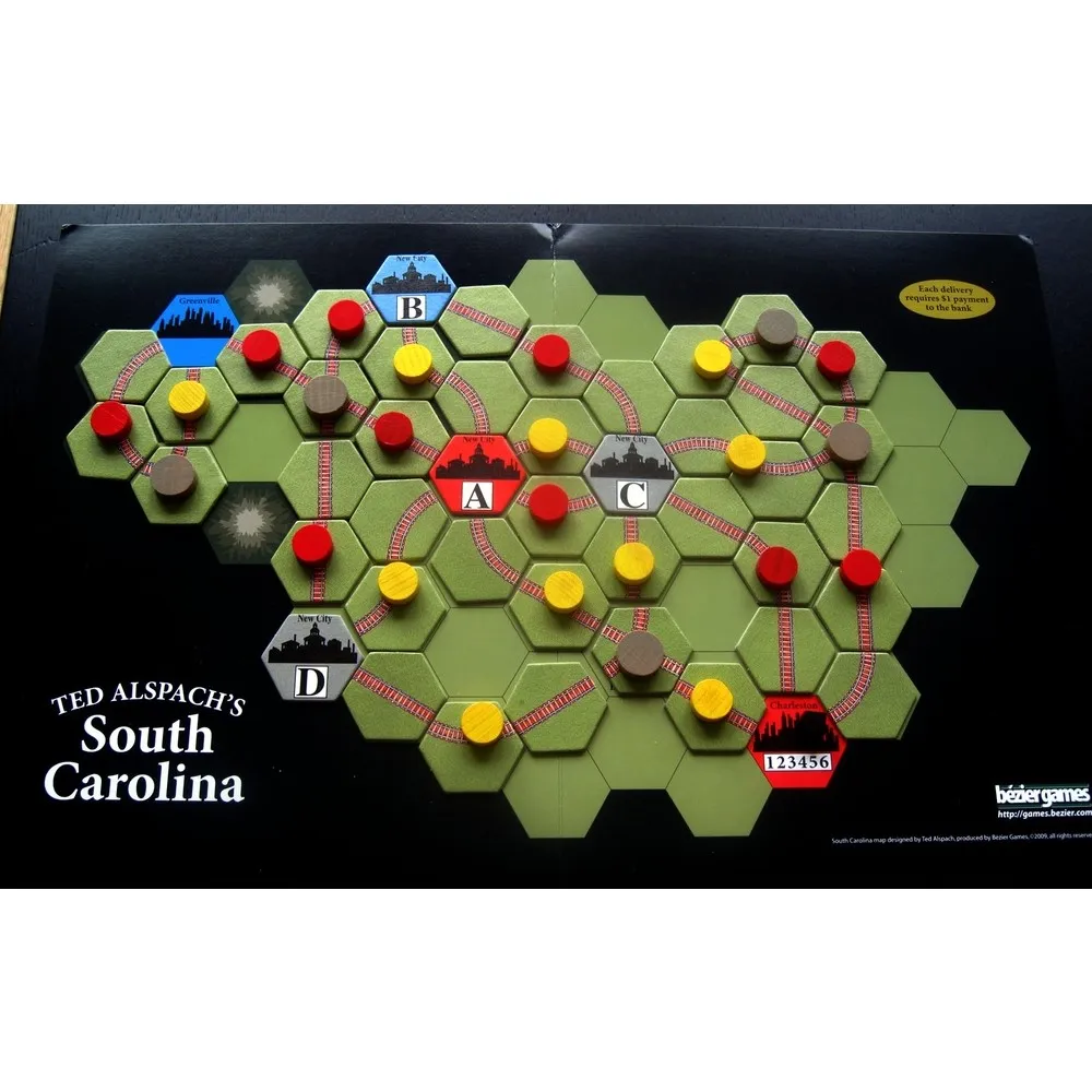 Age of Steam: 1867 Georgia, South Carolina and Oklahoma