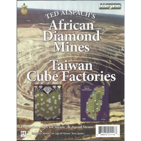Age of Steam: African Diamond Mines and Taiwan Cube Factories