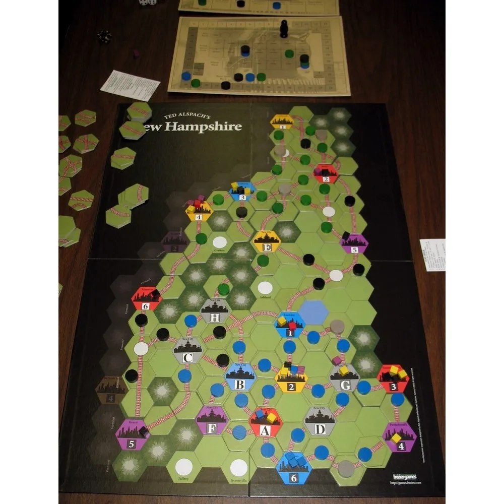 Age of Steam: Vermont, New Hampshire and Central New England