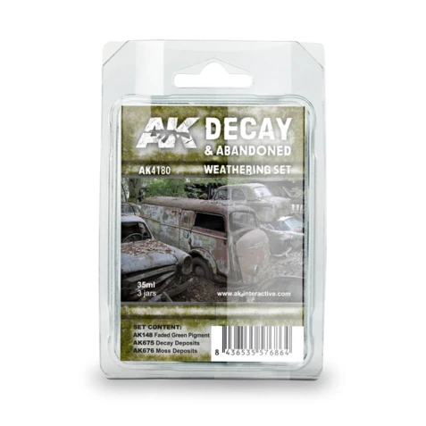 AK Interactive - Decay & Abandoned Weathering Set