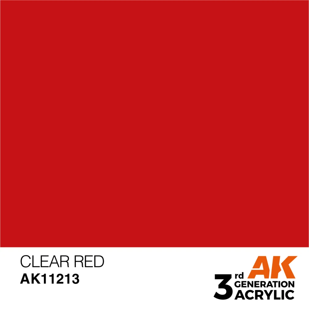 AK Interactive: General Series - Clear Red