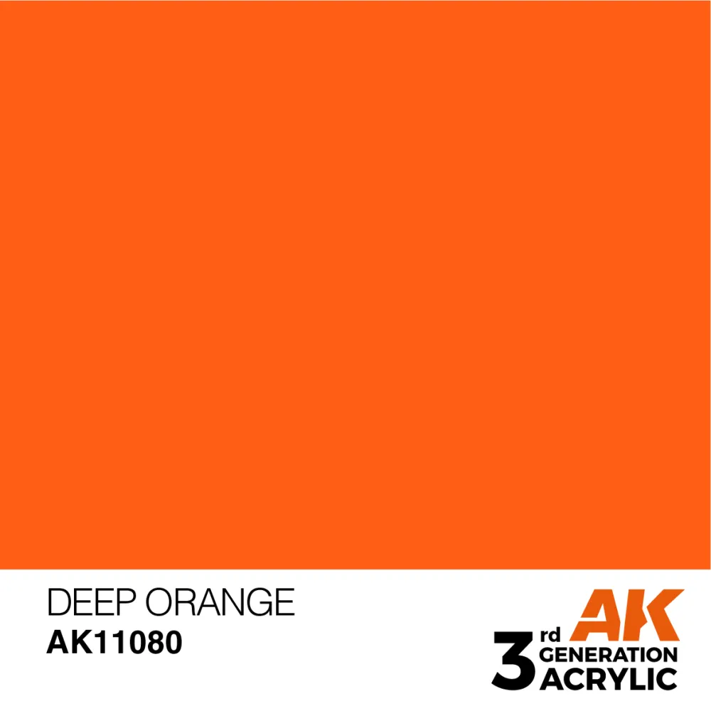 AK Interactive: General Series - Deep Orange (intense)