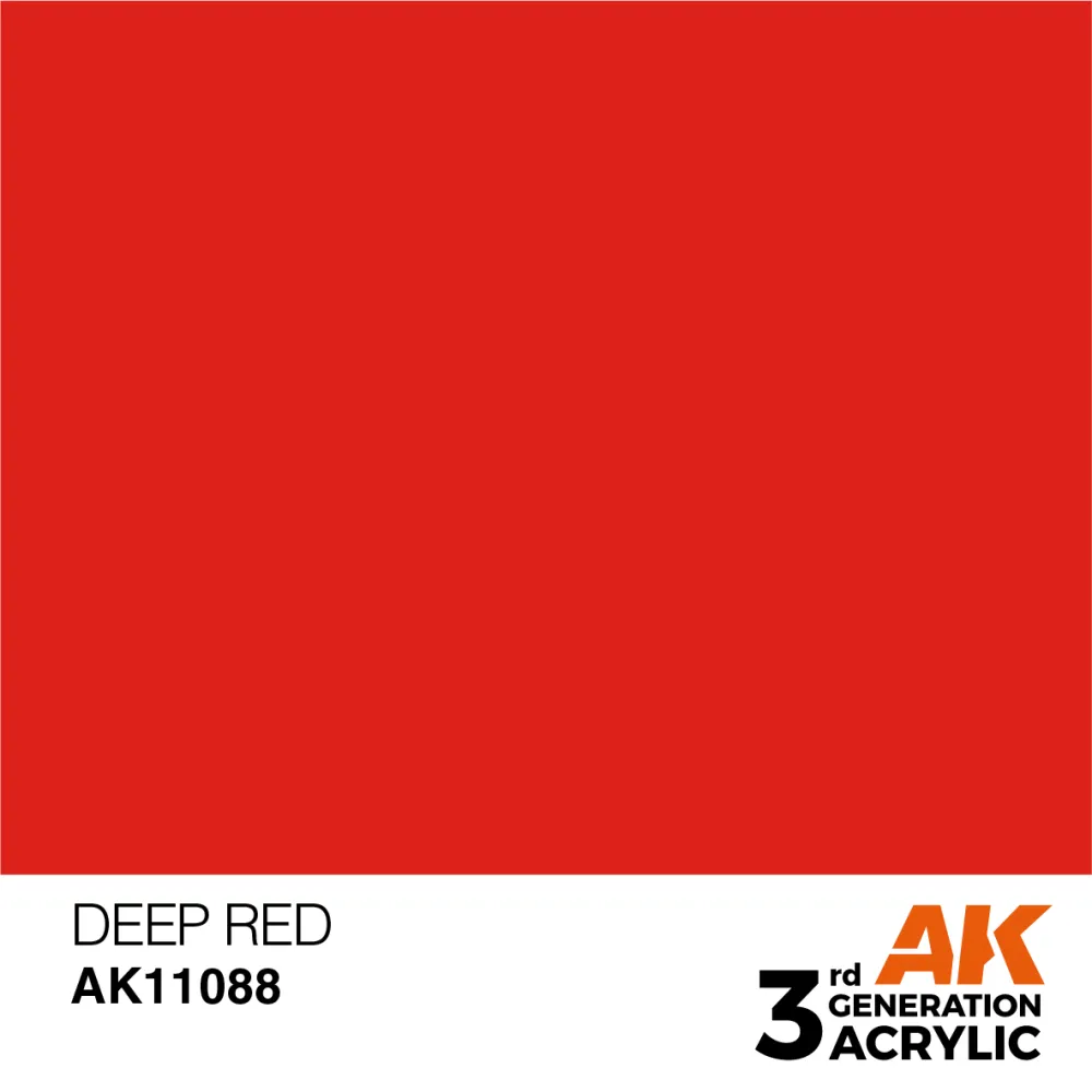 AK Interactive: General Series - Deep Red (intense)