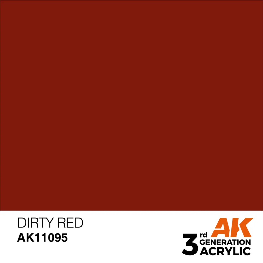 AK Interactive: General Series - Dirty Red