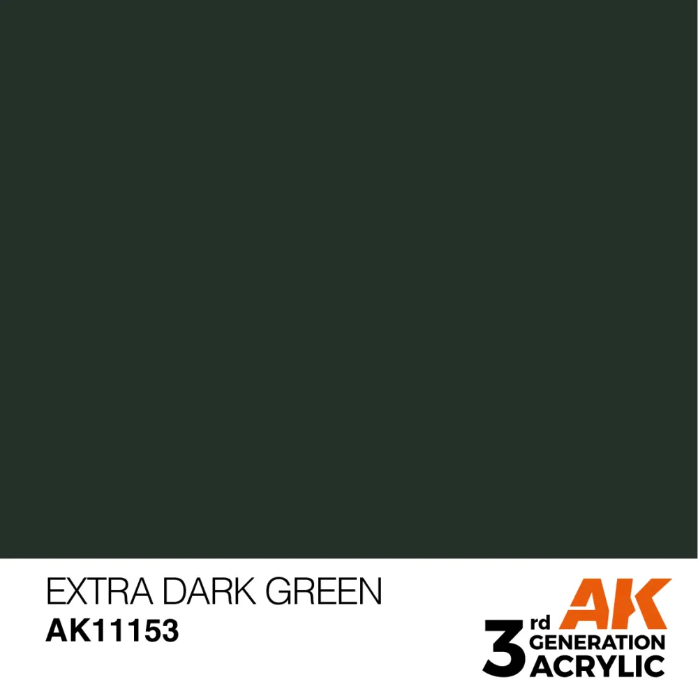 AK Interactive: General Series - Extra Dark Green
