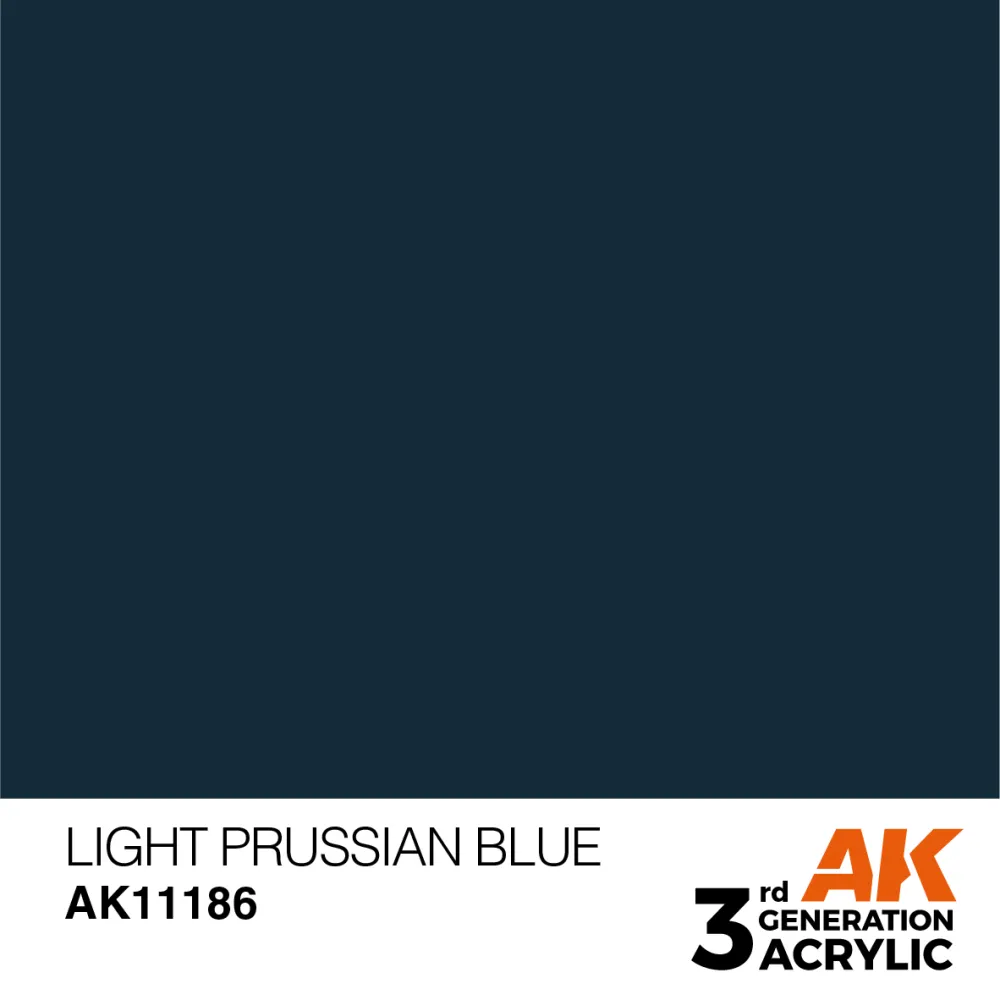 AK Interactive: General Series - Light Prussian Blue