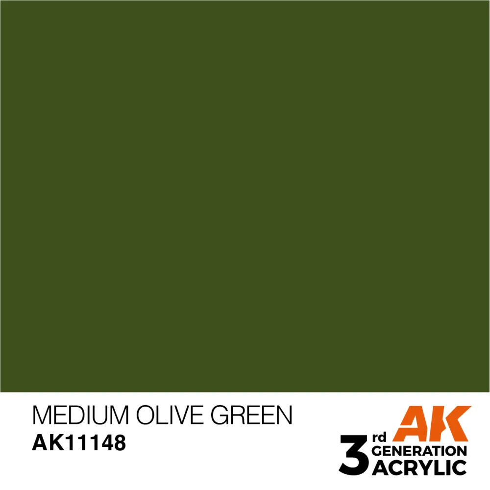 AK Interactive: General Series - Medium Olive Green
