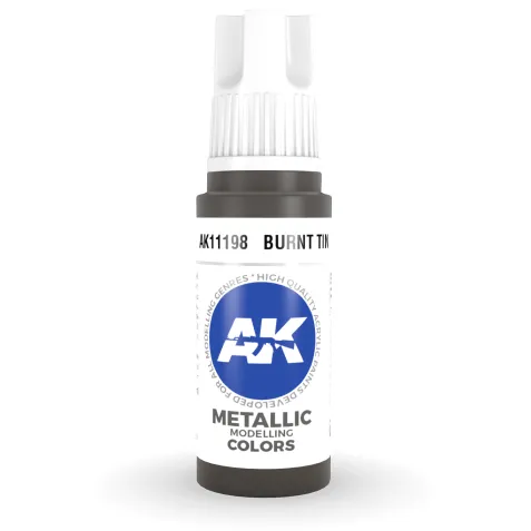 AK Interactive: General Series - Metallic Burnt Tin