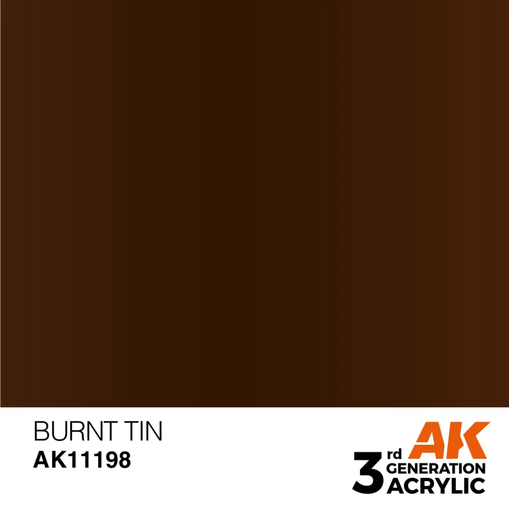 AK Interactive: General Series - Metallic Burnt Tin