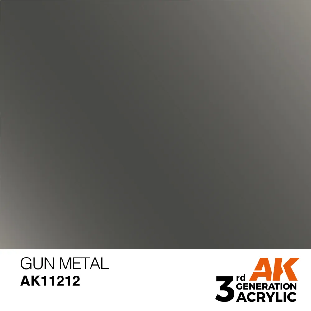AK Interactive: General Series - Metallic Gun Metal