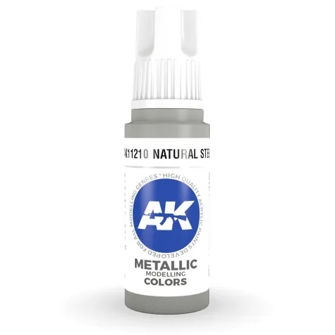 AK Interactive: General Series - Metallic Natural Steel