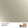 AK Interactive: General Series - Metallic Oily Steel