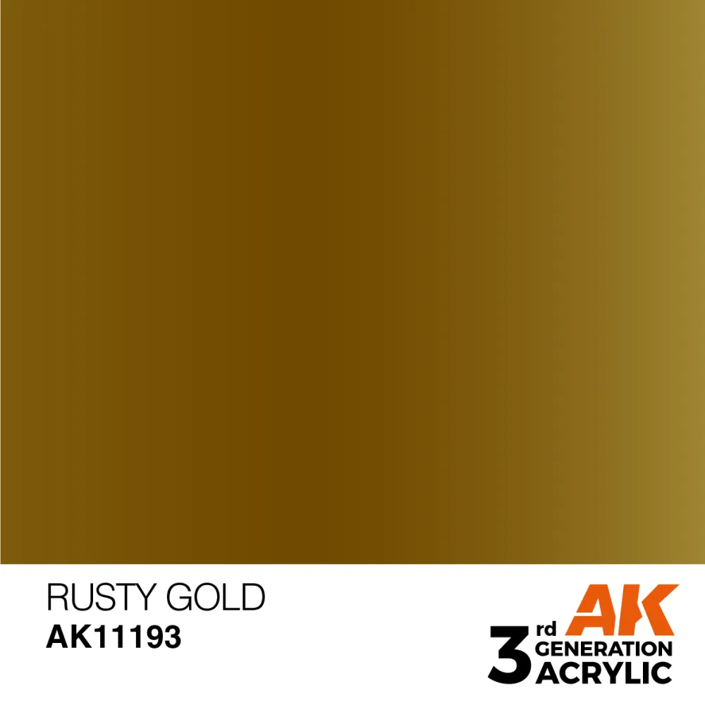 AK Interactive: General Series - Metallic Rusty Gold