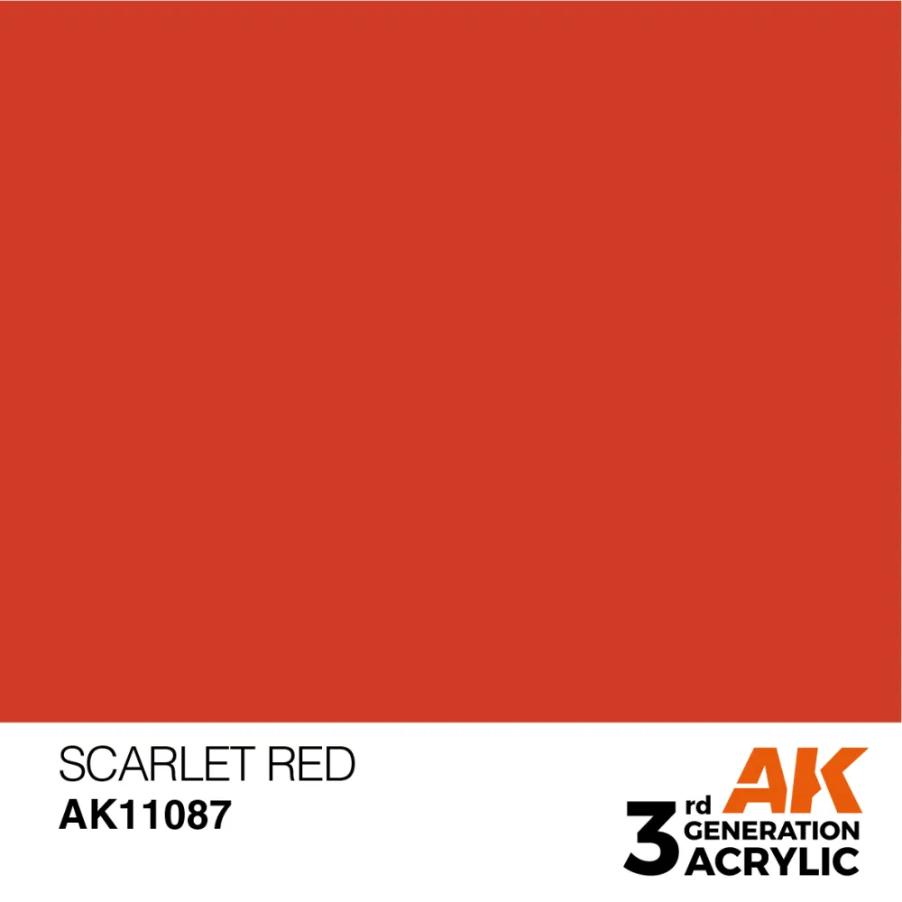 AK Interactive: General Series - Scarlet Red