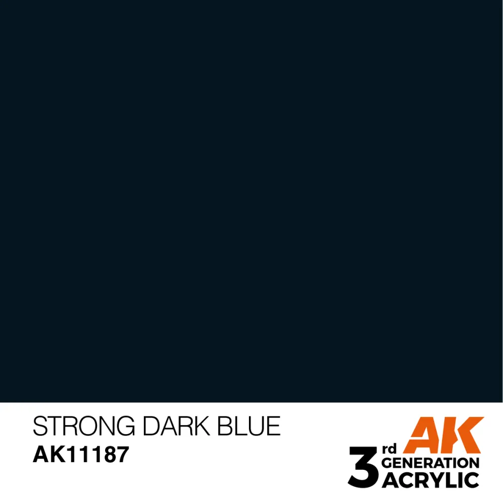 AK Interactive: General Series - Strong Dark Blue