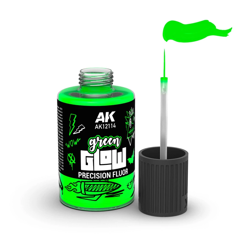 AK Interactive: Glow Precision Fluor - Green