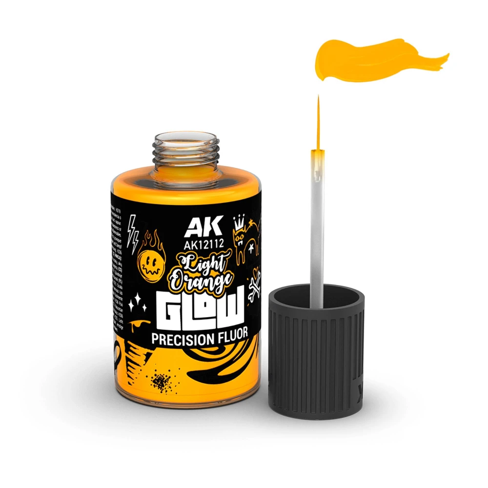 AK Interactive: Glow Precision Fluor - Light Orange