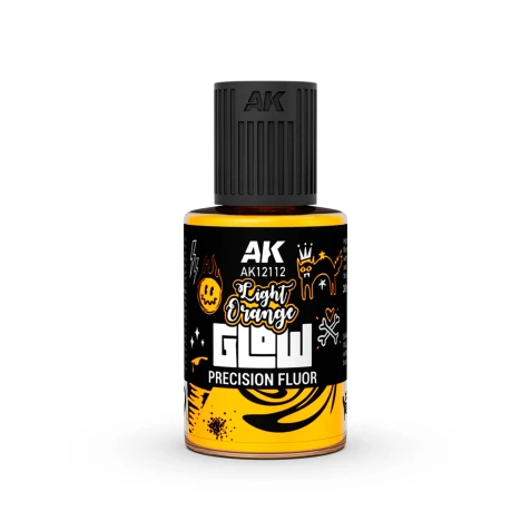 AK Interactive: Glow Precision Fluor - Light Orange
