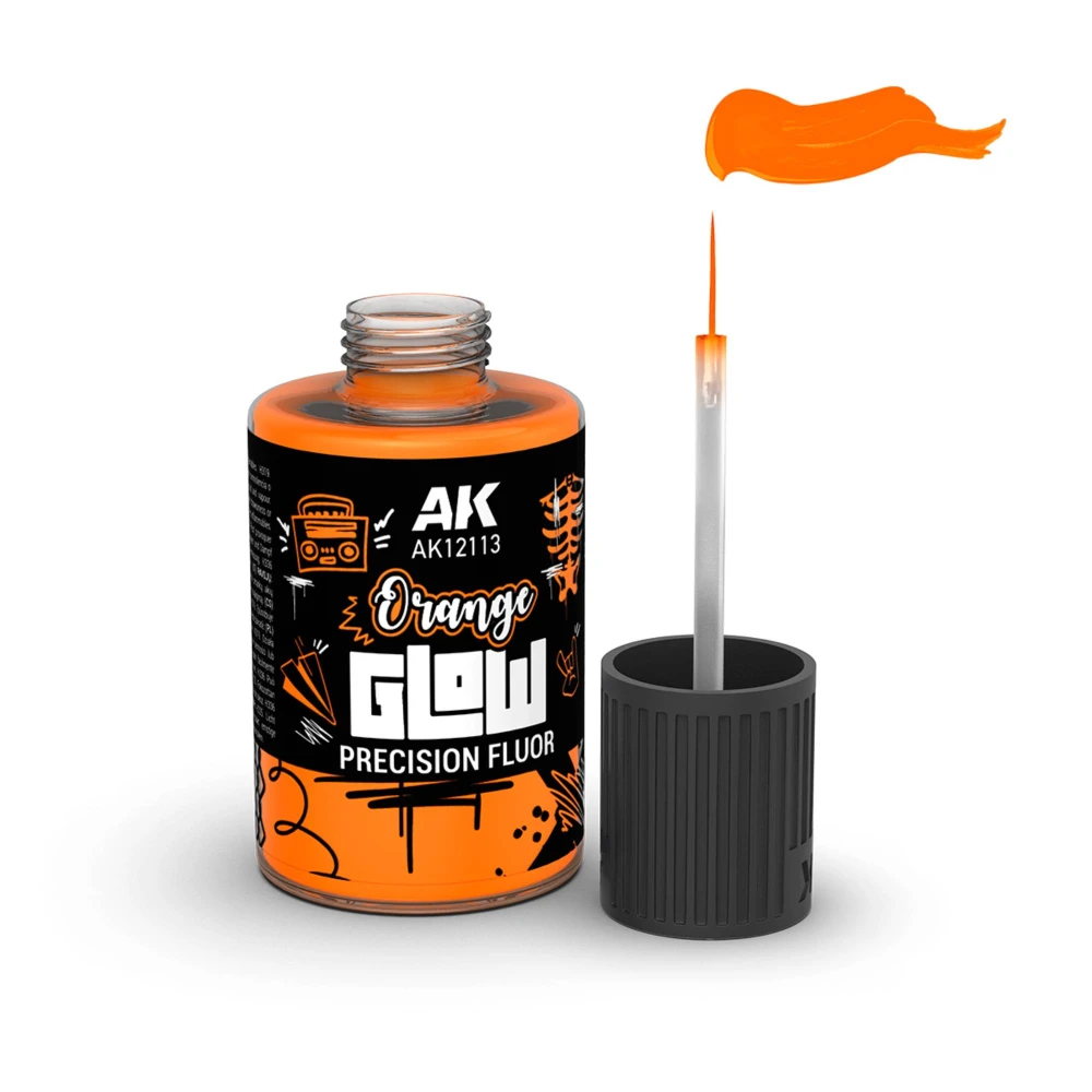 AK Interactive: Glow Precision Fluor - Orange