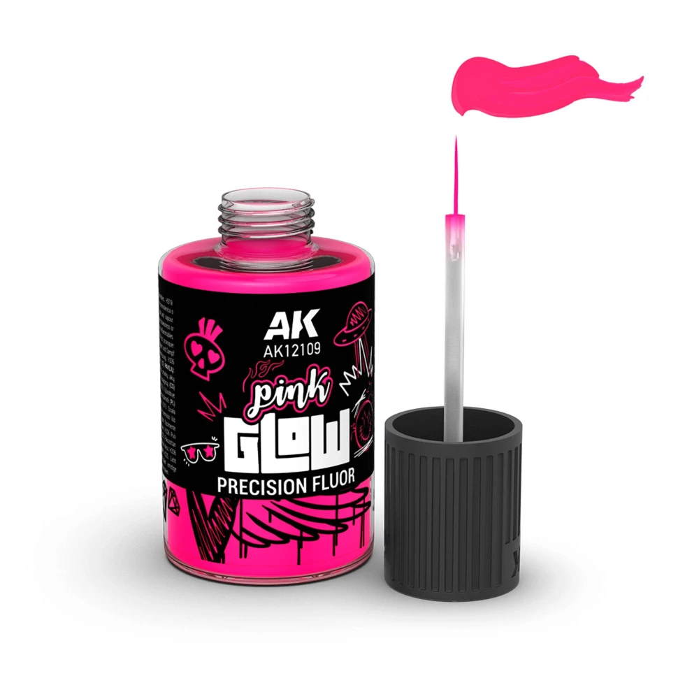 AK Interactive: Glow Precision Fluor - Pink