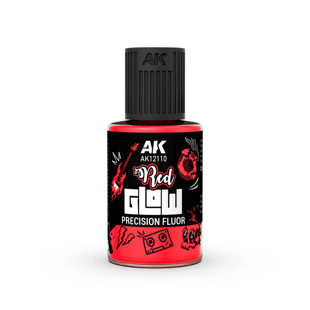 AK Interactive: Glow Precision Fluor - Red