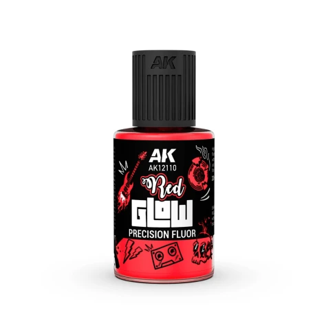 AK Interactive: Glow Precision Fluor - Red