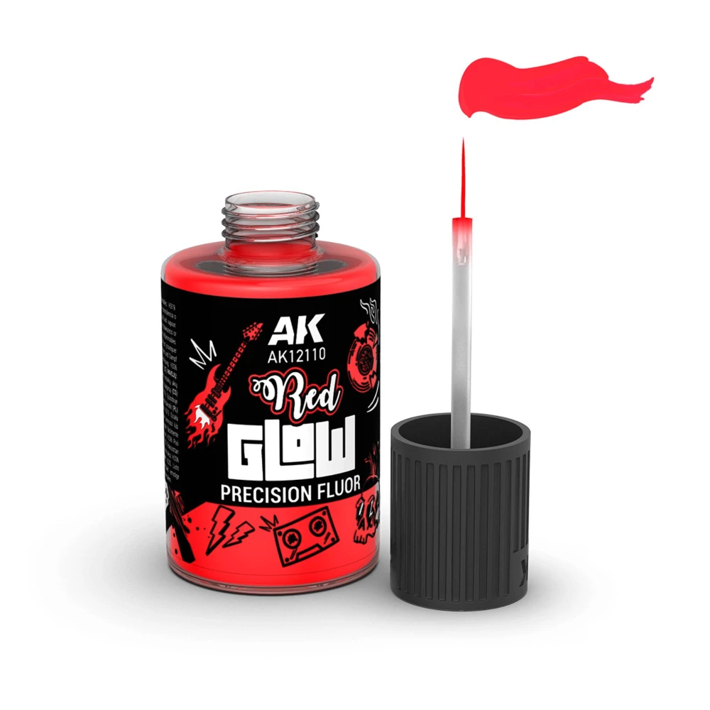 AK Interactive: Glow Precision Fluor - Red