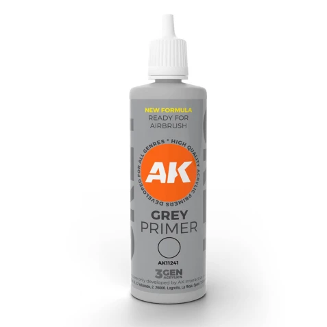 AK Interactive - Grey Primer 100 ml