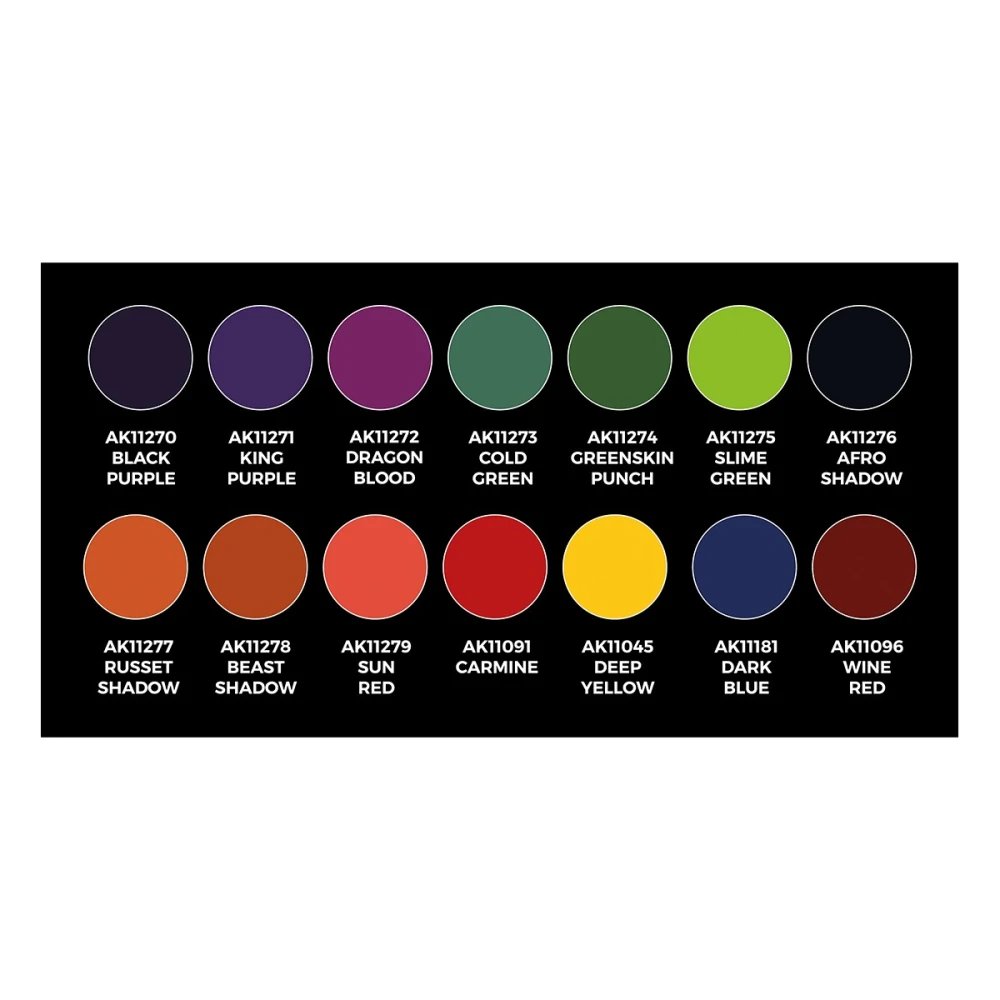 AK Interactive - High Pigmentation Set (14 Farben)