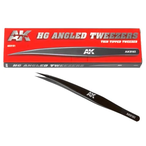 AK Interactive: Pinzette HG Angled Thin Tipped