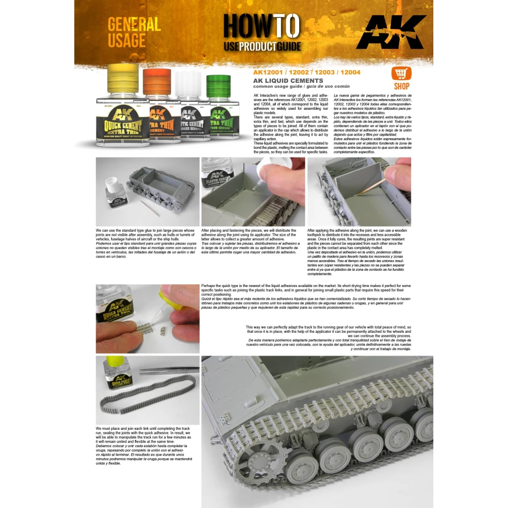 AK Interactive: Plastic Cement - Standard Density