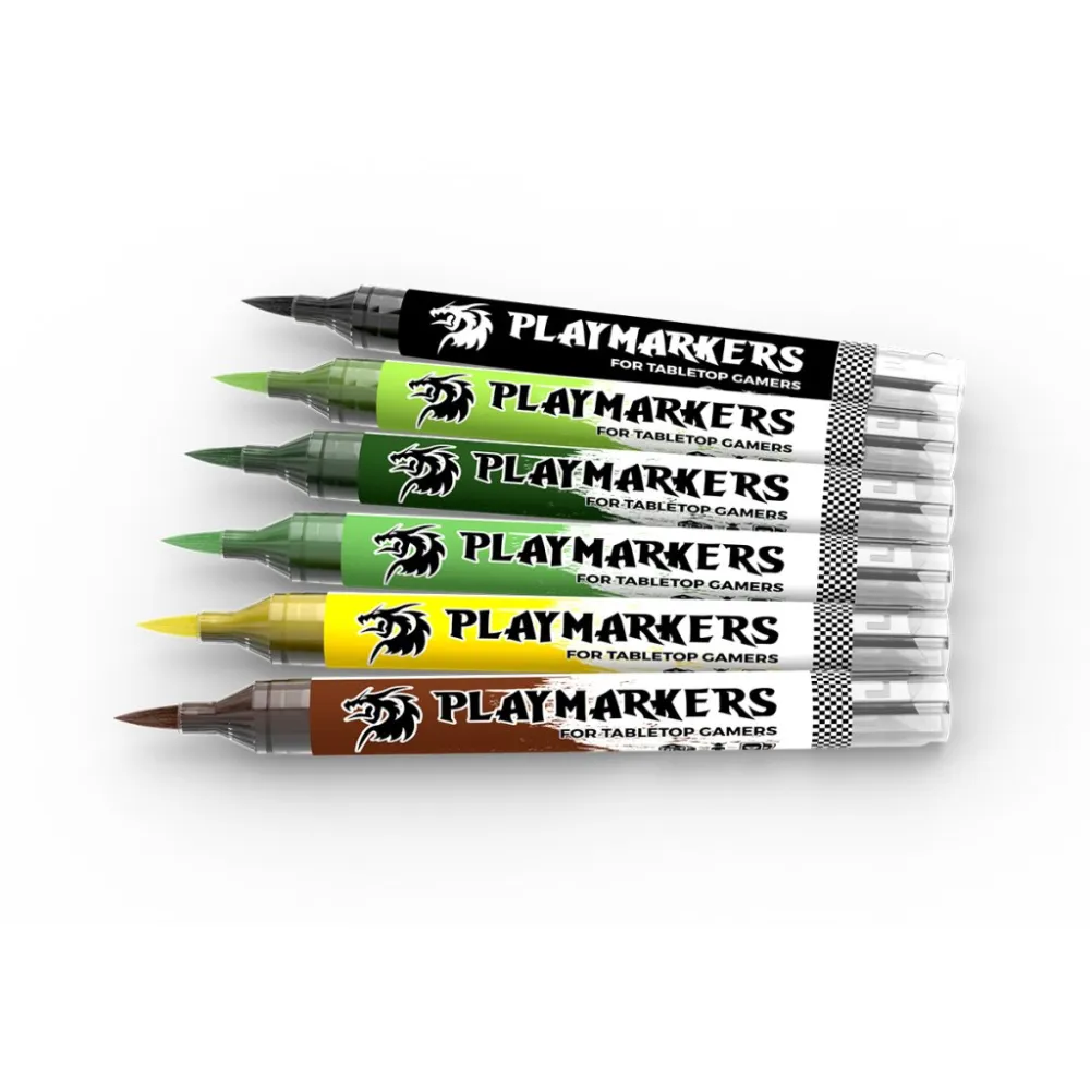 AK Interactive: Playmarkers - Orcs & Goblins (6 colors)