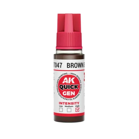 AK Interactive: Quick Gen - Brown Black 18 ml
