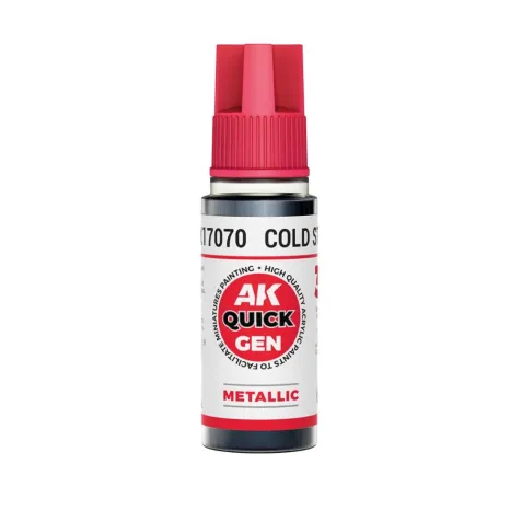 AK Interactive: Quick Gen - Cold Steel 18 ml