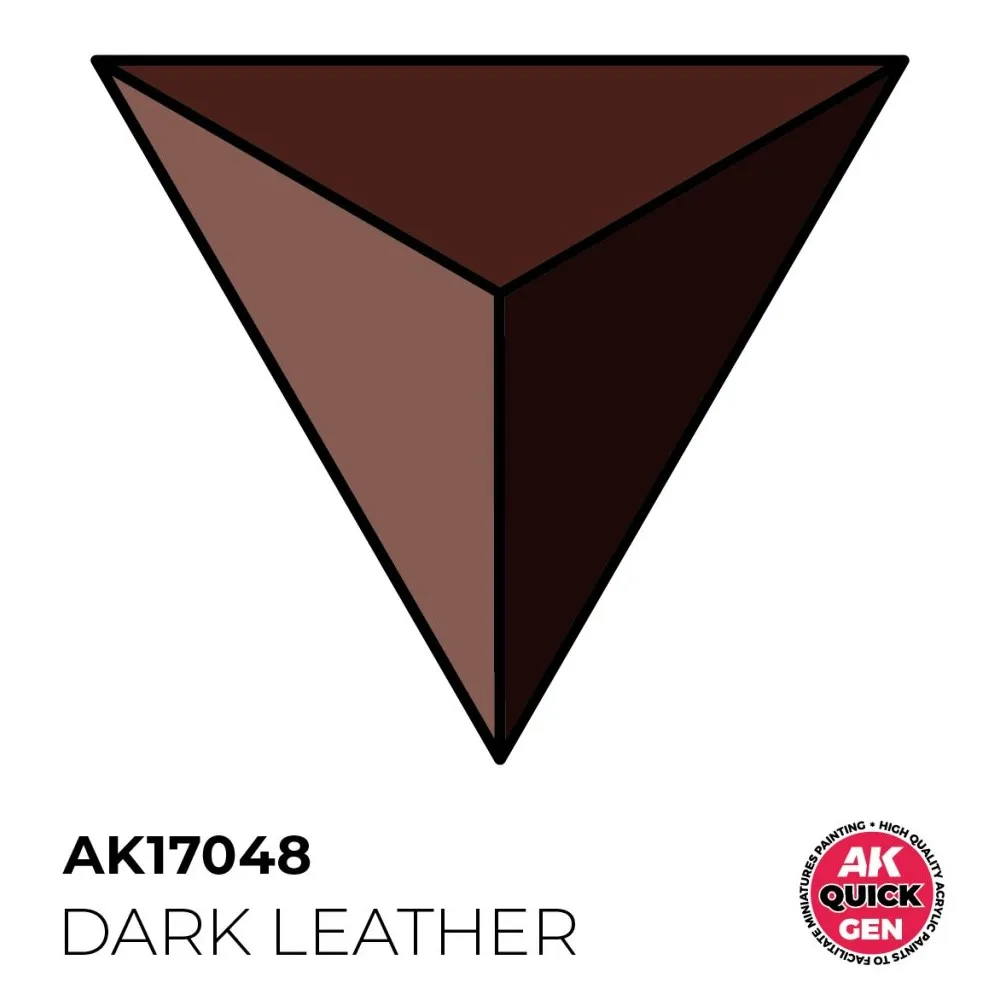 AK Interactive: Quick Gen - Dark Leather 18 ml