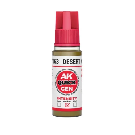 AK Interactive: Quick Gen - Desert Yellow 18 ml