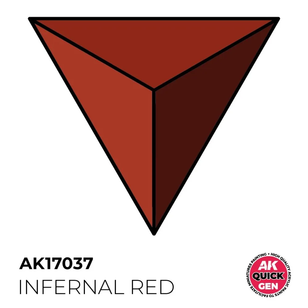 AK Interactive: Quick Gen - Infernal Red 18 ml