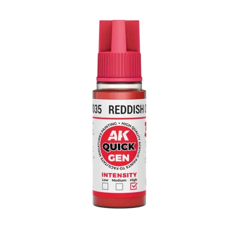 AK Interactive: Quick Gen - Reddish Orange 18 ml